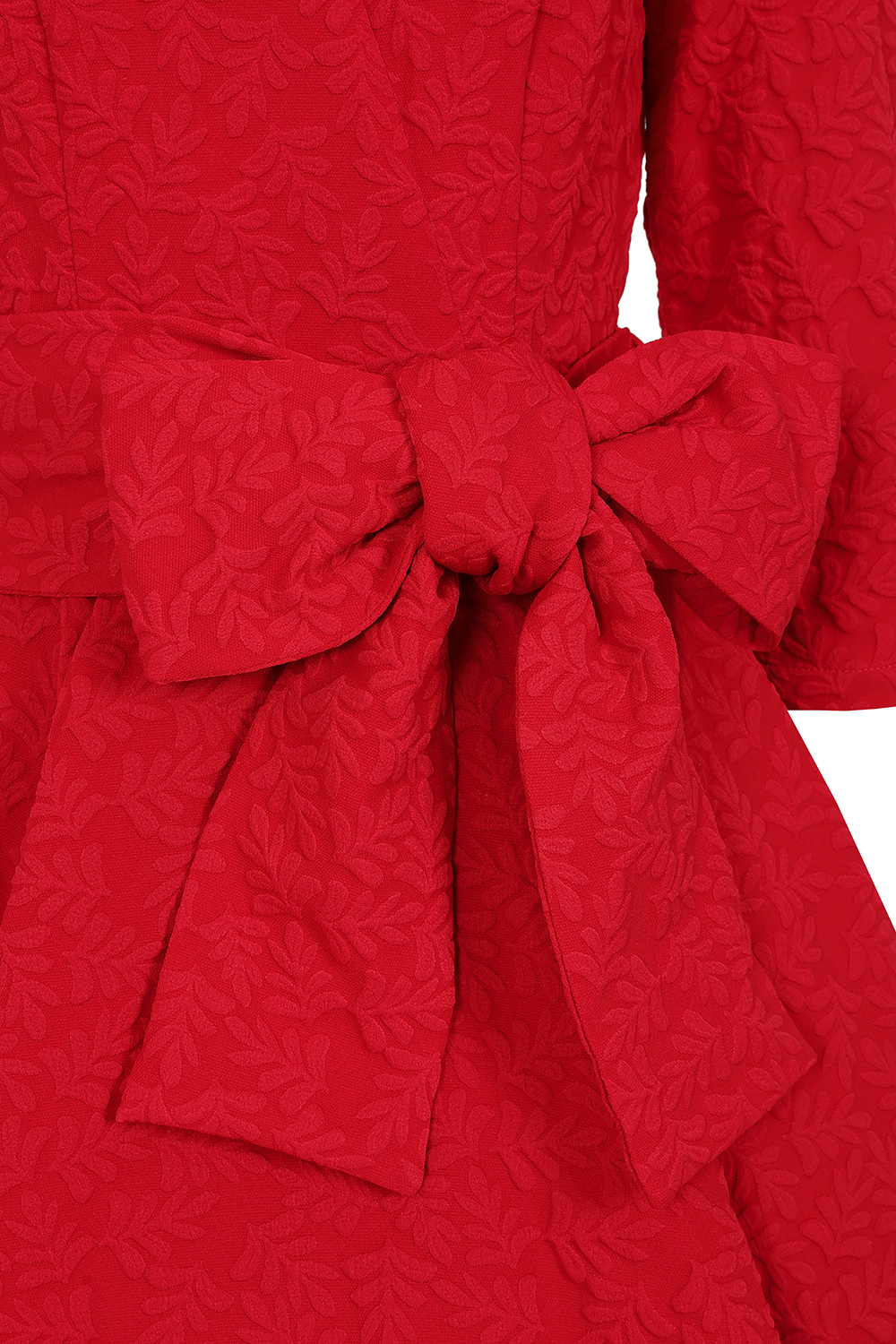Lettie Embossed Swing Dress in Extended Sizing